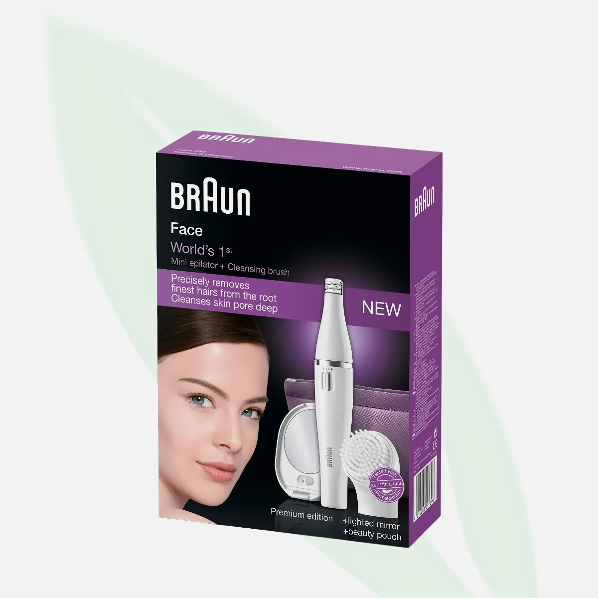 BRAUN FaceSpa Face 830 Facial Epilator & Cleansing Brush BRAUN FaceSpa Face 830 Facial Epilator & Cleansing Brush