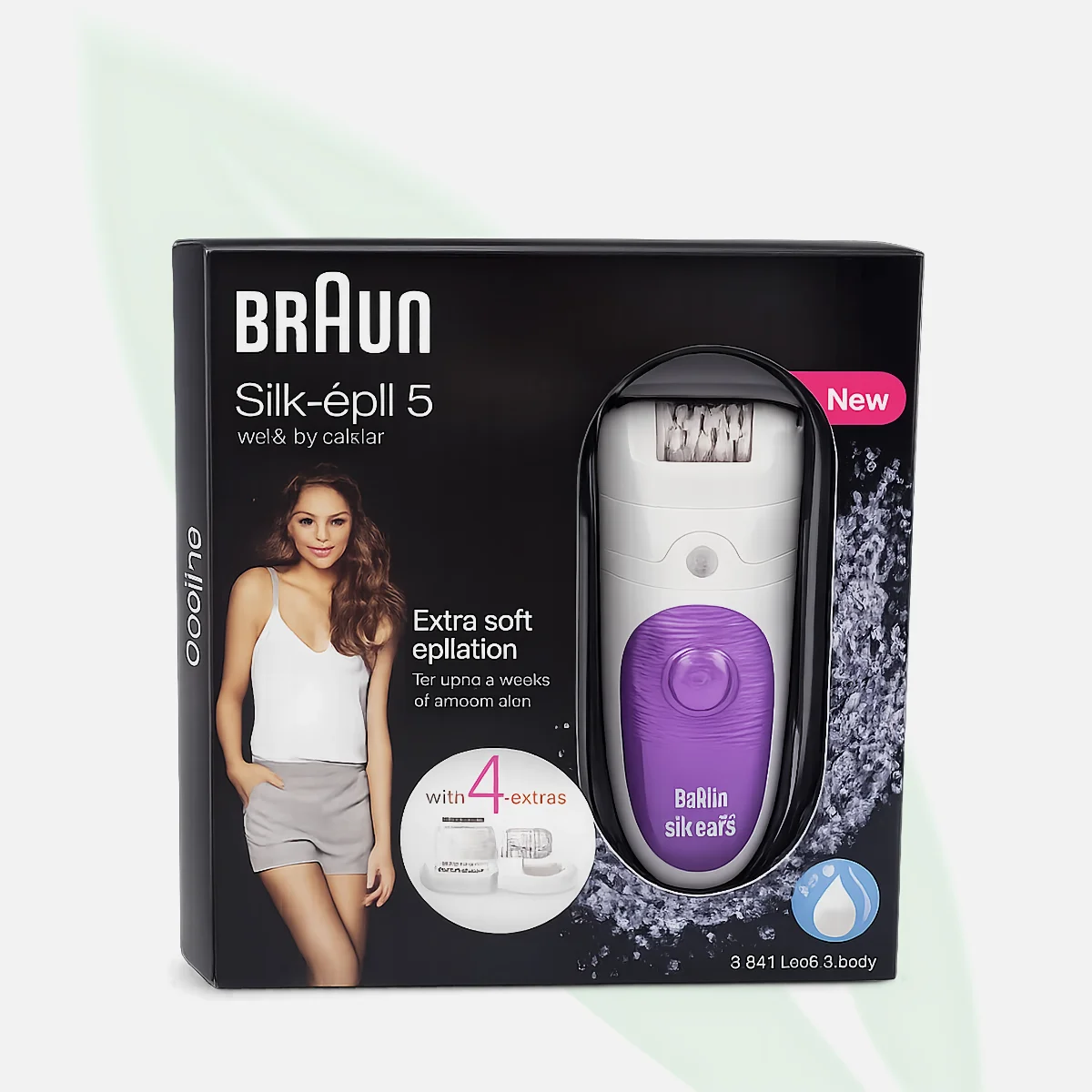 BRAUN Silk-epil 5 Wet & Dry Epilator With 4 Extras 5-541 BRAUN Silk-epil 5 Wet & Dry Epilator With 4 Extras 5-541