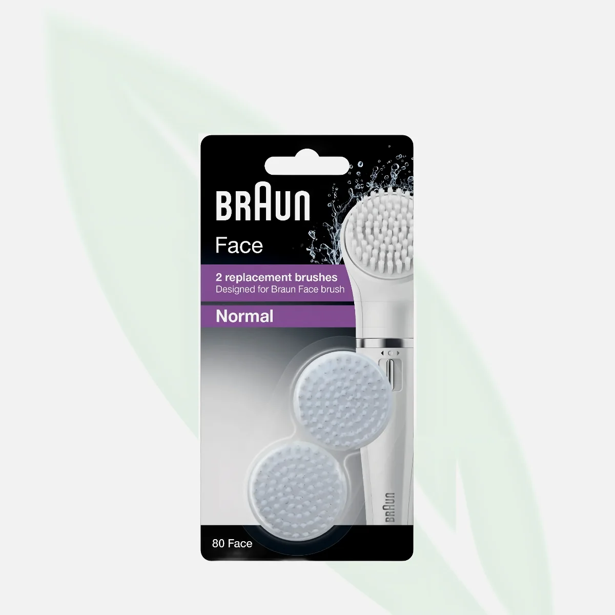 BRAUN Face Normal Replacement Brushes 2 Pack BRAUN Face Normal Replacement Brushes 2 Pack