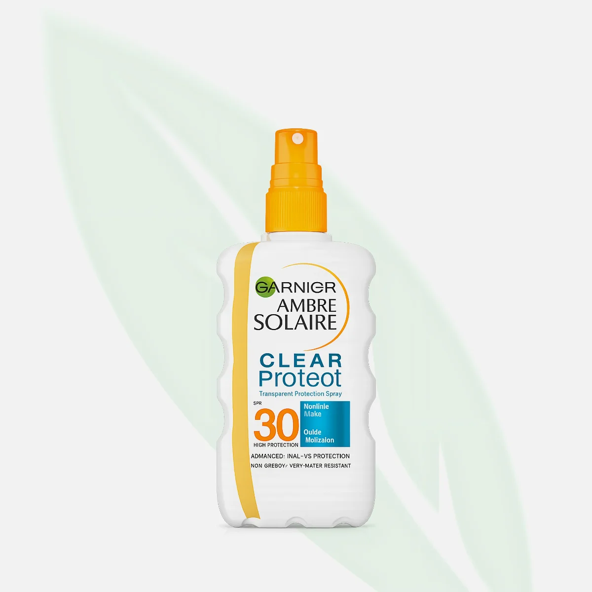 GARNIER Ambre Solaire بخاخ شمس شفاف SPF30 حماية واسعة 200 مل