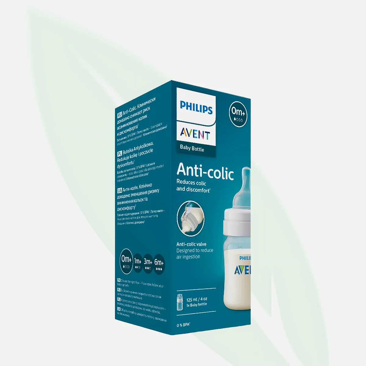 AVENT Anti-Colic Bottle With AirFree Vent 125ml
