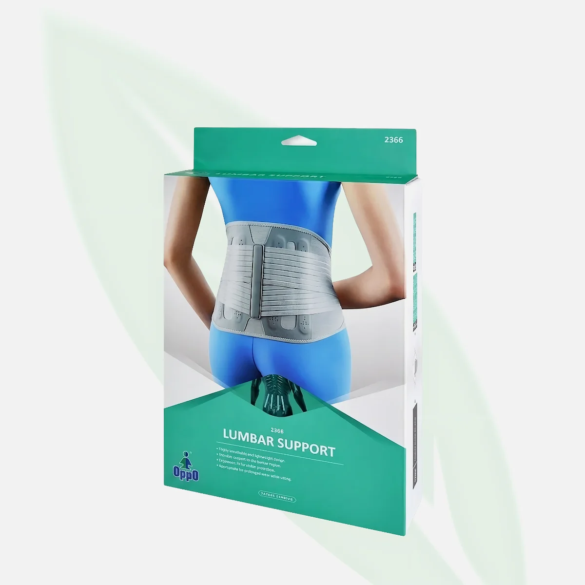 OPPO Elite Lumbar Support Back Brace with Flexible Stays Size S