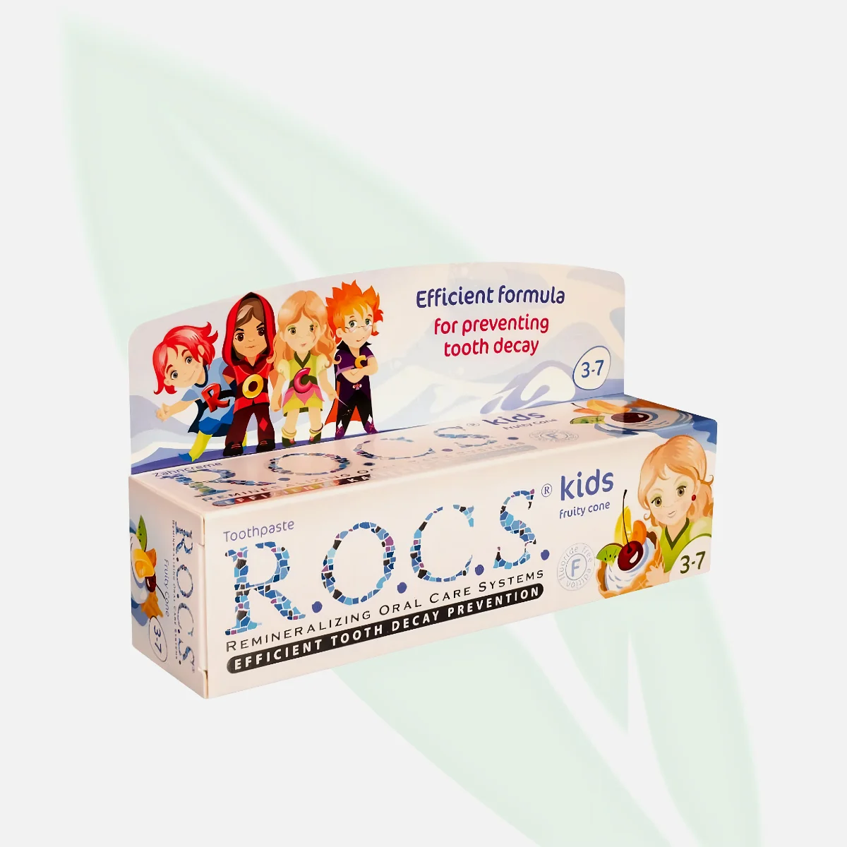 R.O.C.S Kids Fruity Cone Toothpaste 3-7 Years