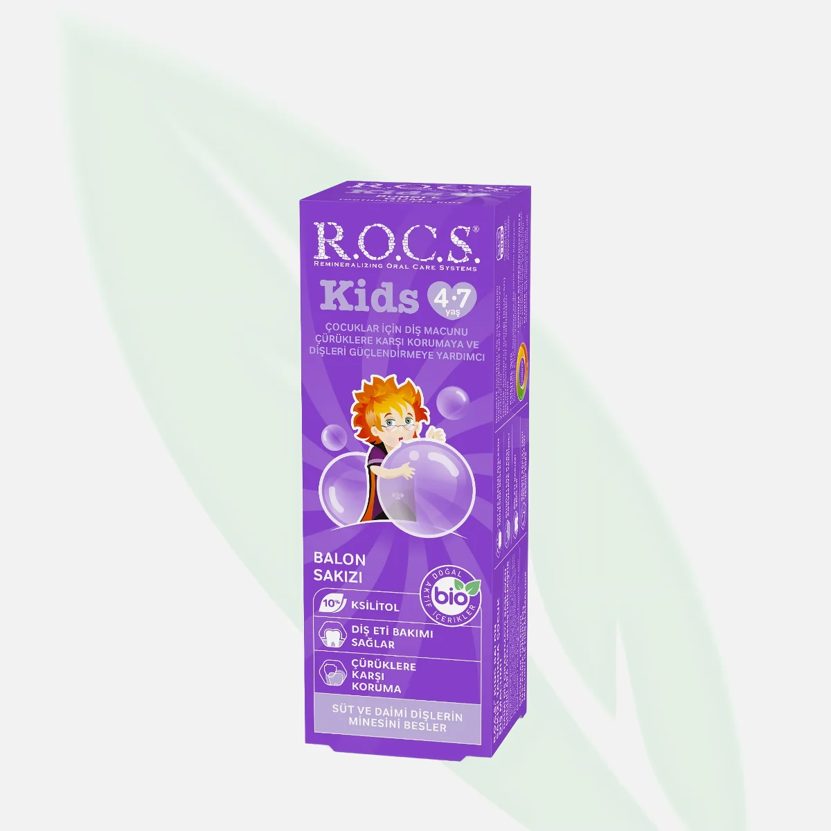 R.O.C.S Kids Bubble Gum Toothpaste 4-7 Years