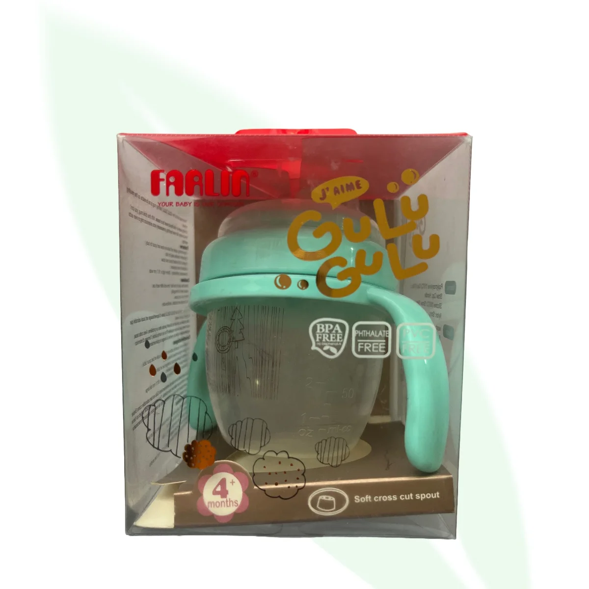 FARLIN Gulu Gulu Soft Cross-Cut Spout Learner Cup 240ml Boy