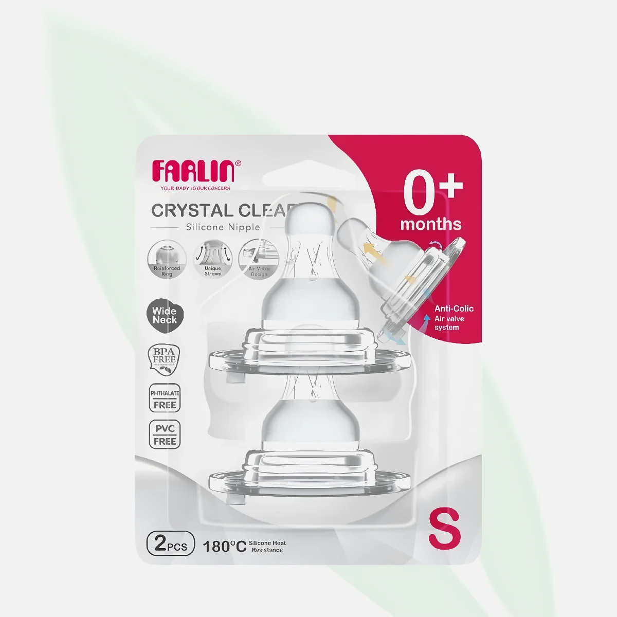 FARLIN Nipple For Wide Neck Bottle