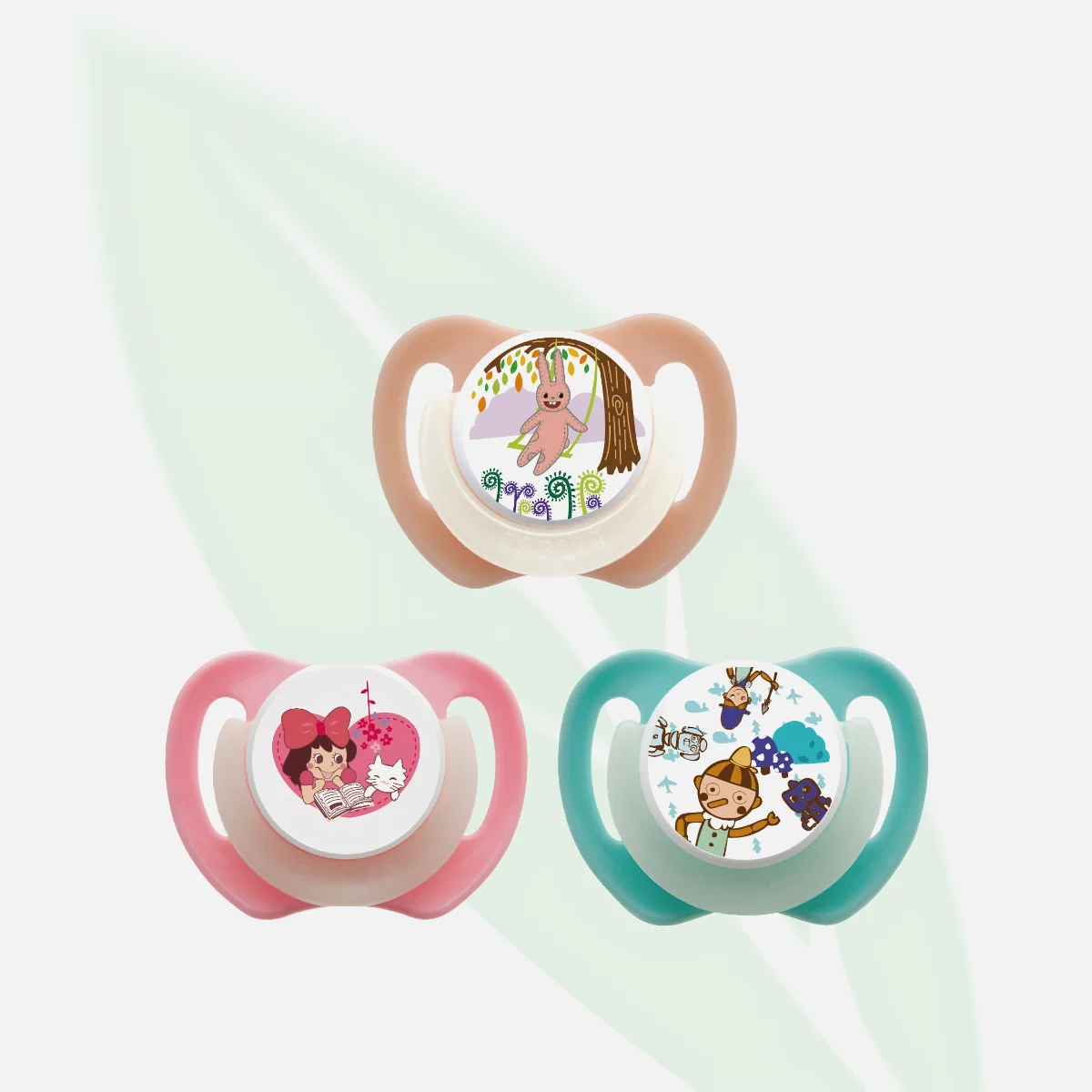 FARLIN Chu Chu Cherry Orthodontic Silicone Pacifier 6M+ FARLIN Chu Chu Cherry Orthodontic Silicone Pacifier 6M+