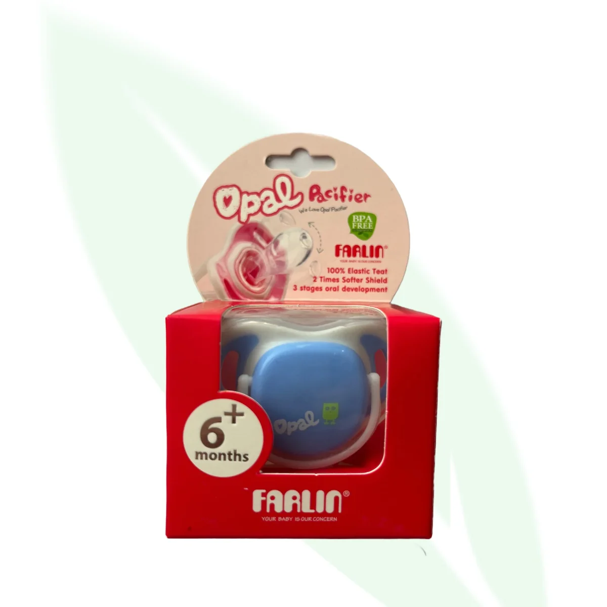FARLIN Silicone Pacifier 6M+ Boy