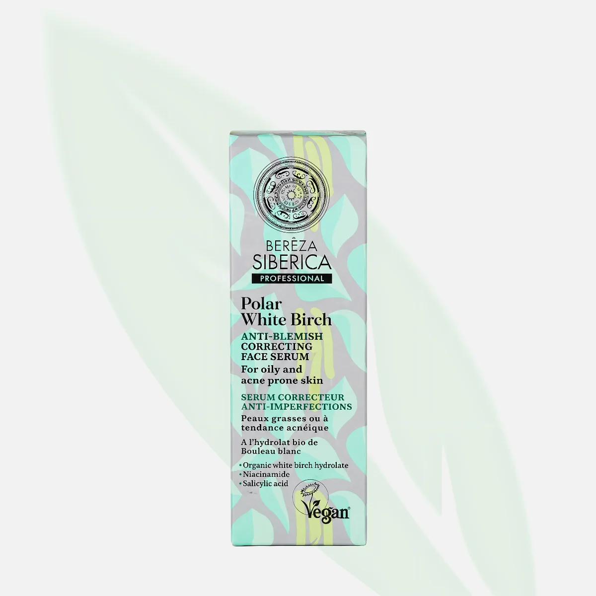 NATURA SIBERICA Polar White Birch Purifying & Balancing Face Peel For Oily & Acne-Prone Skin 145ml