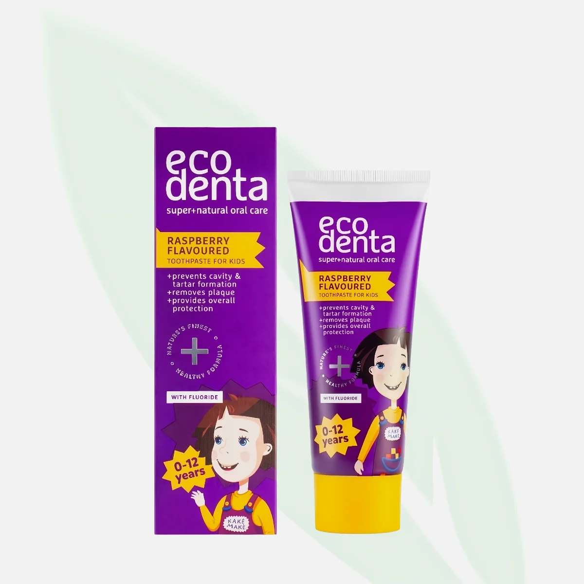 ECODENTA Raspberry Kids Toothpaste 75ml ECODENTA Raspberry Kids Toothpaste 75ml