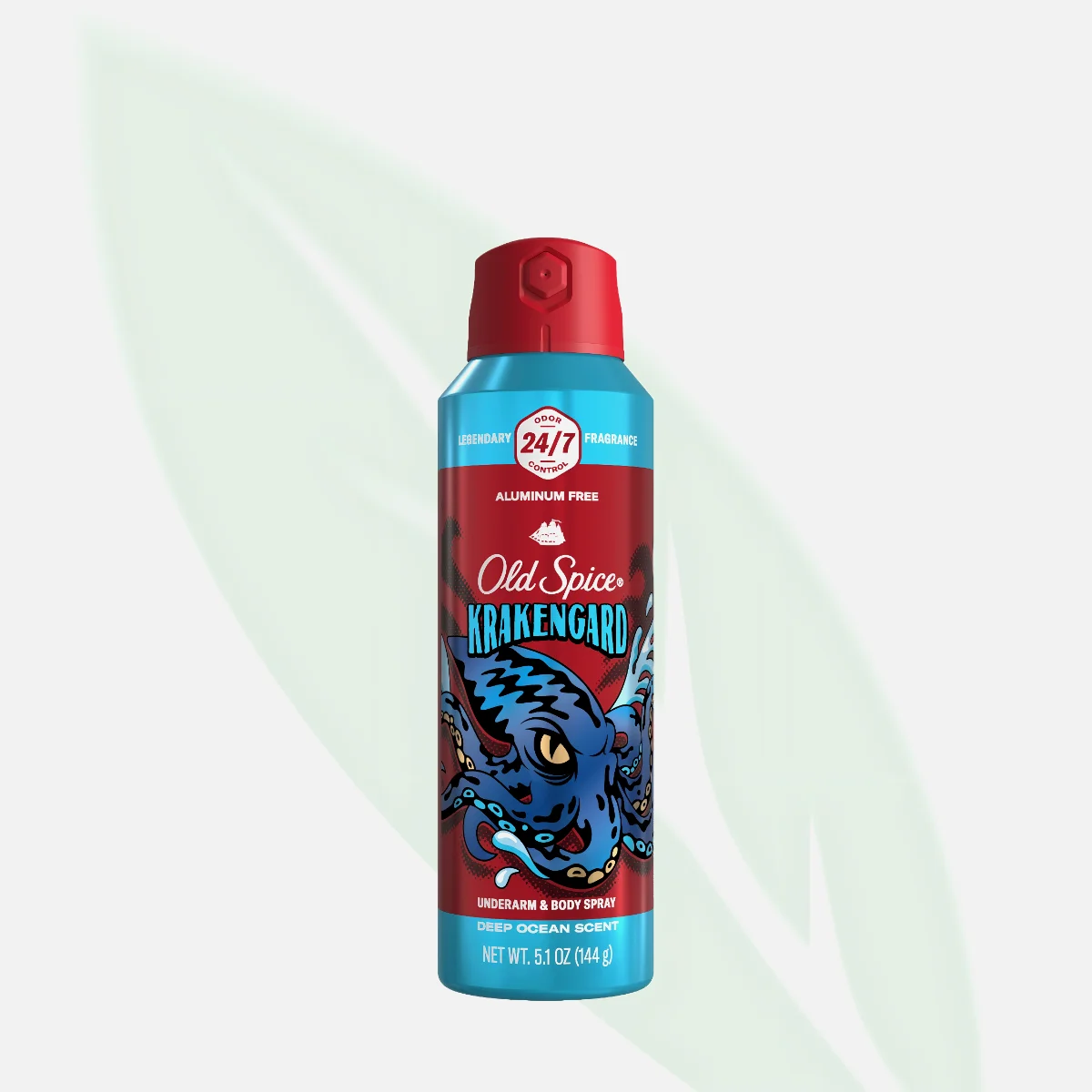 OLD SPICE كراكنغارد بخاخ مزيل عرق للجسم برائحة المحيط 140 مل