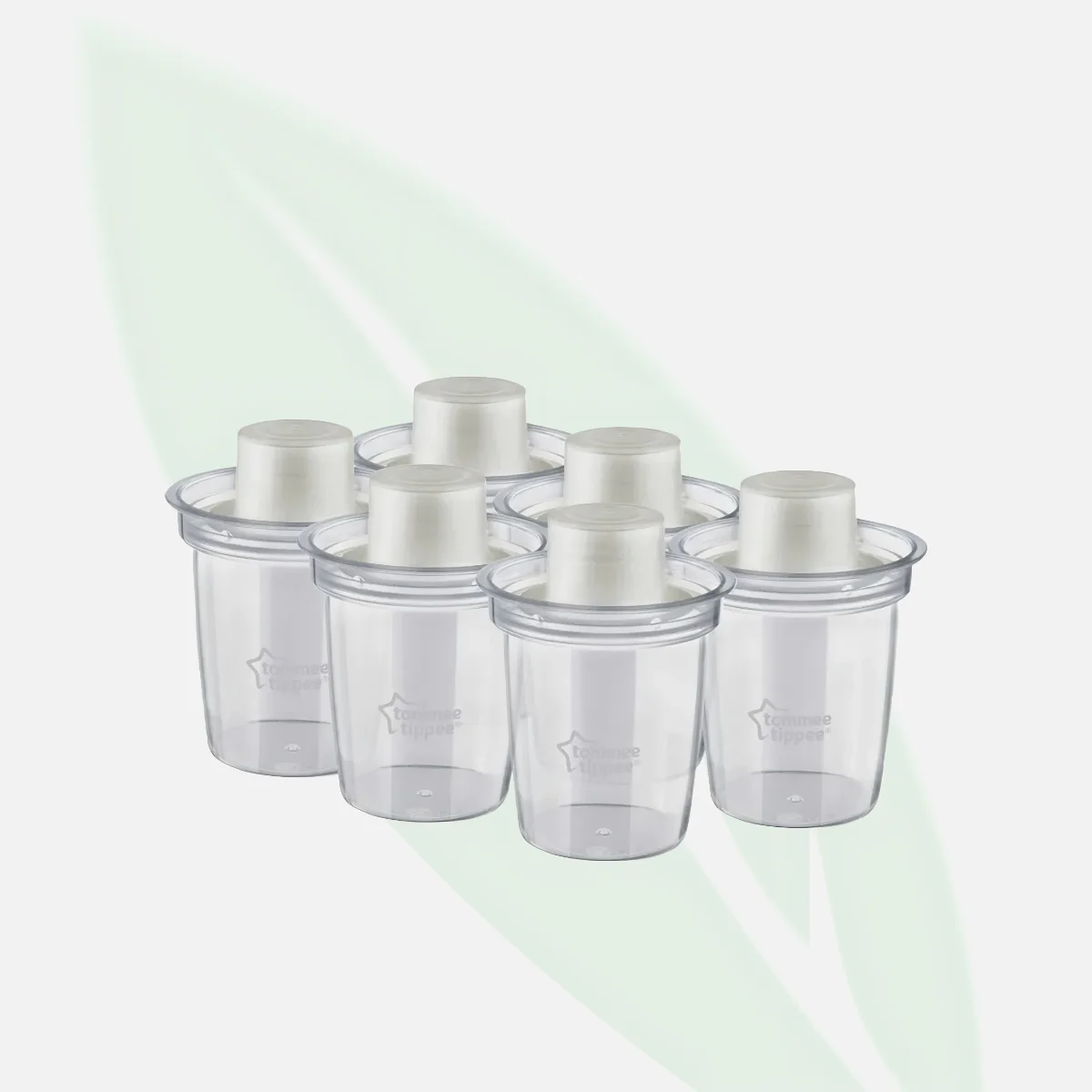 TOMMEE TIPPEE موزّعات حليب البودرة للرضّع عبوة من 6 قطع