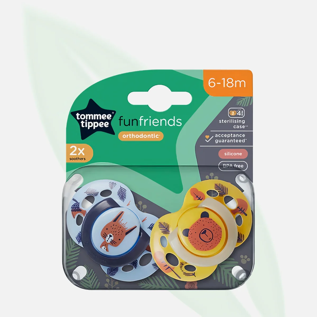 TOMMEE TIPPEE Ultra-Light Silicone Soother 6-18M
