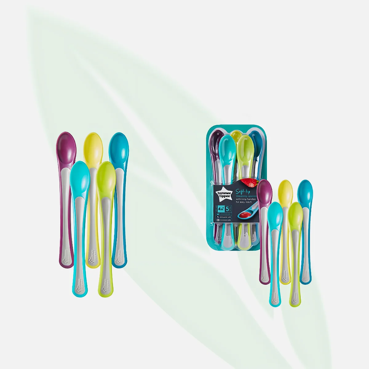 TOMMEE TIPPEE 5 First Feeding Spoons TOMMEE TIPPEE 5 First Feeding Spoons