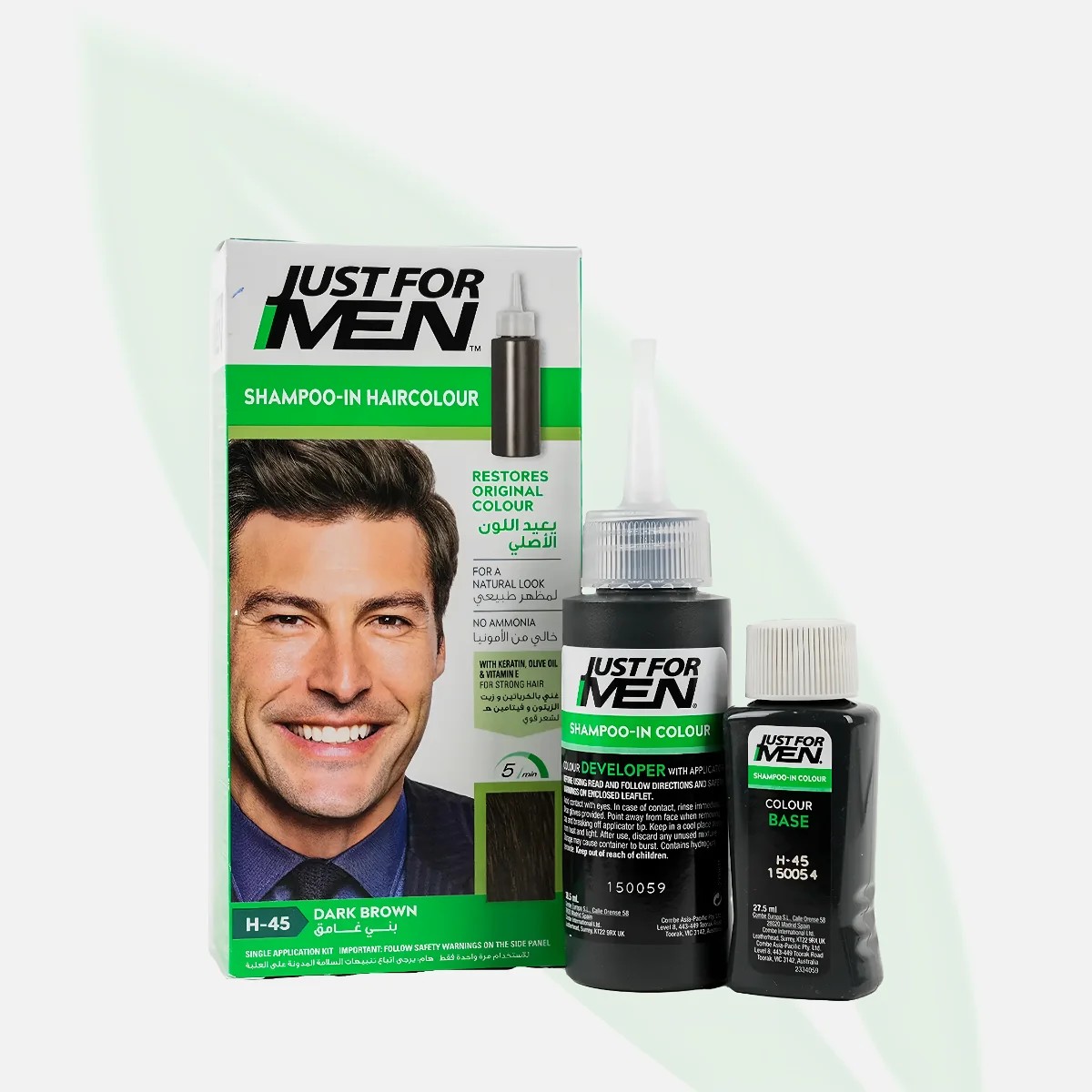 Just For Men Shampoo-In Color Dark Brown H-45