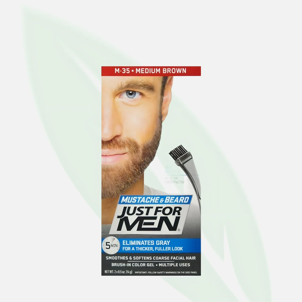 Just For Men Mustache & Beard Color Gel Medium Brown M-35