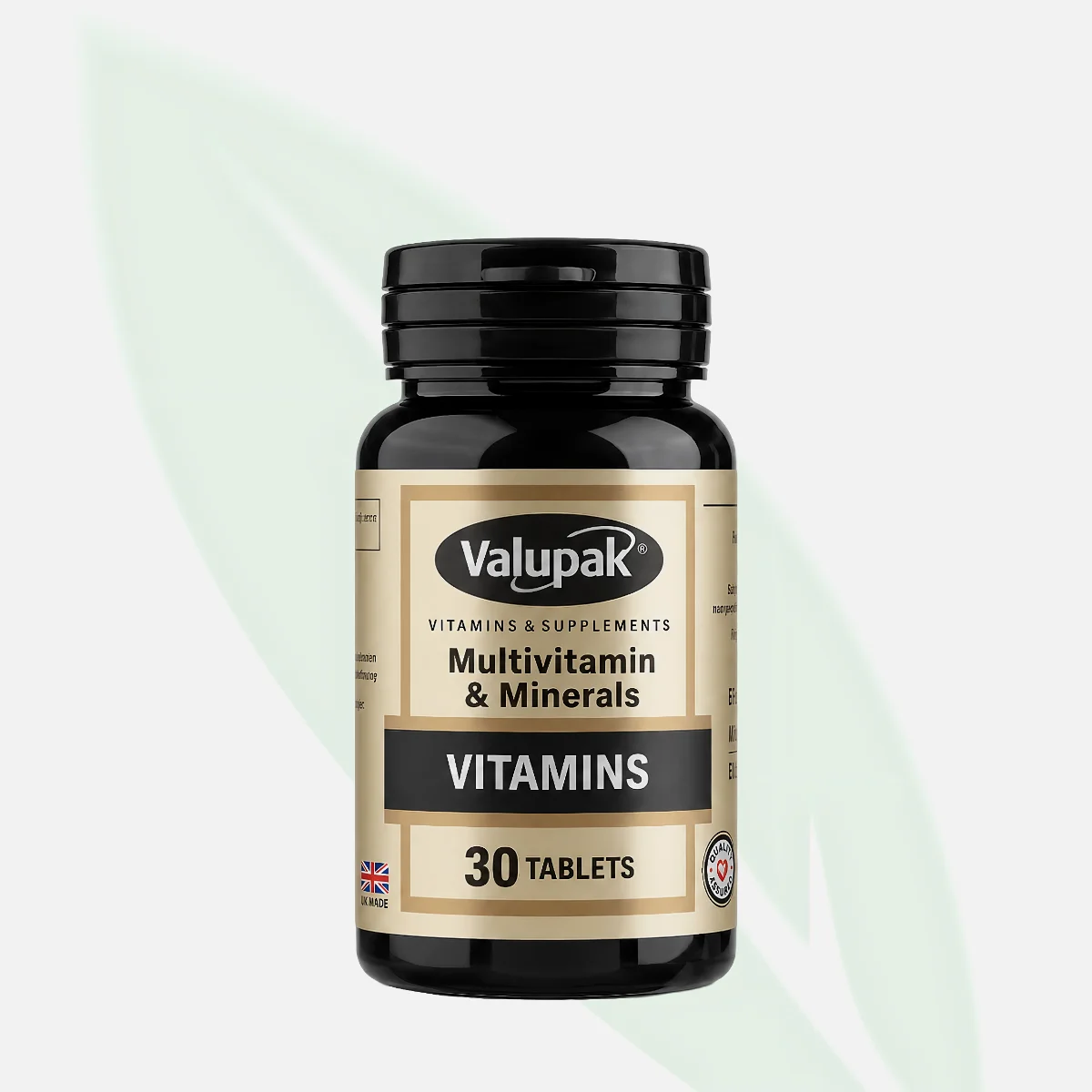 VALUPAK Multivitamin + Mineral 30 Tablets VALUPAK Multivitamin + Mineral 30 Tablets