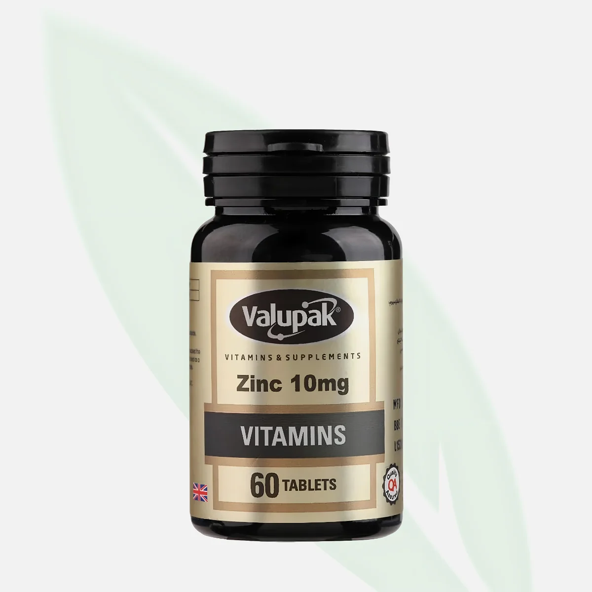 VALUPAK Zinc Gluconate 10mg 60 Tablets VALUPAK Zinc Gluconate 10mg 60 Tablets