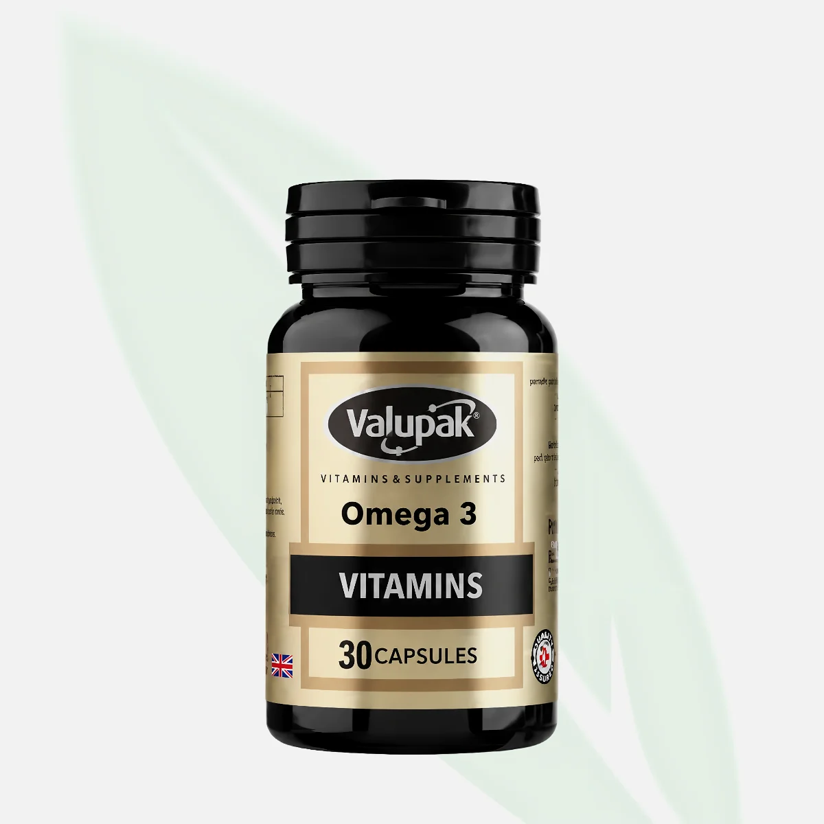 VALUPAK Omega-3 Fish Oil 1000mg 30 Capsules VALUPAK Omega-3 Fish Oil 1000mg 30 Capsules