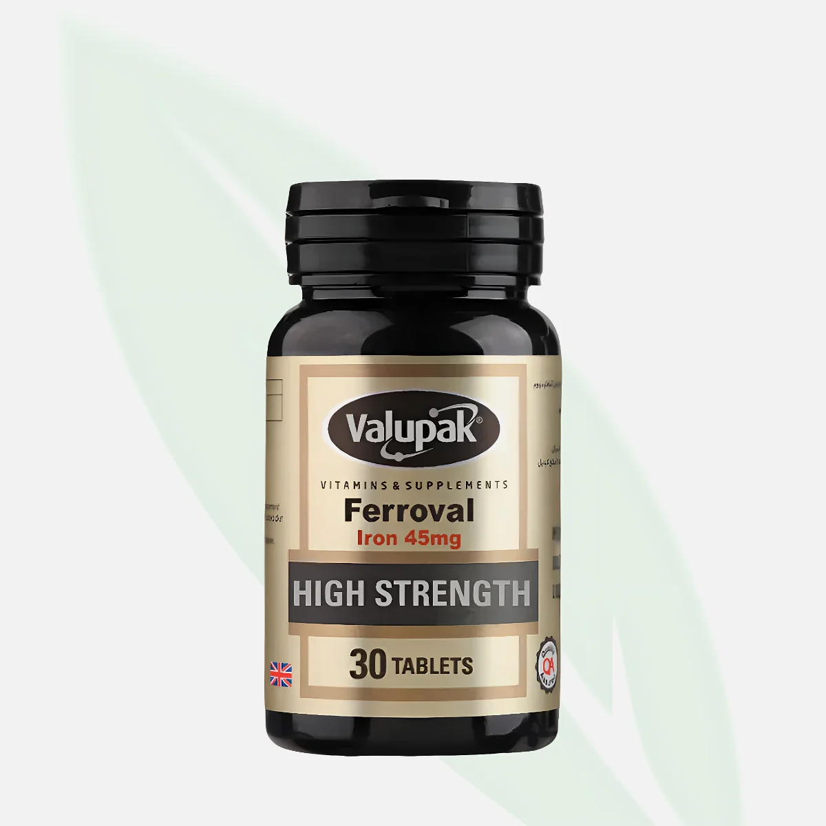 VALUPAK Ferroval Iron 45mg With Vitamin C VALUPAK Ferroval Iron 45mg With Vitamin C