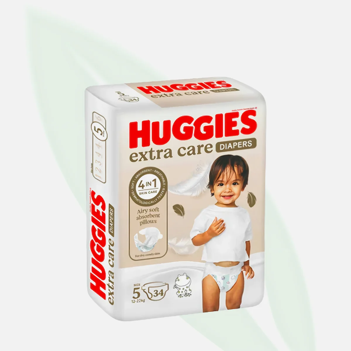 HUGGIES Jumbo Size 5 Diapers 34 Pieces