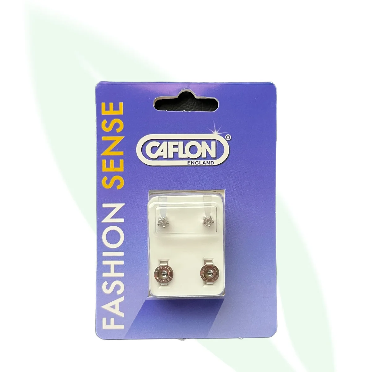 CAFLON W104 Clawset White Crystal Piercing Studs 4mm 12 Pairs