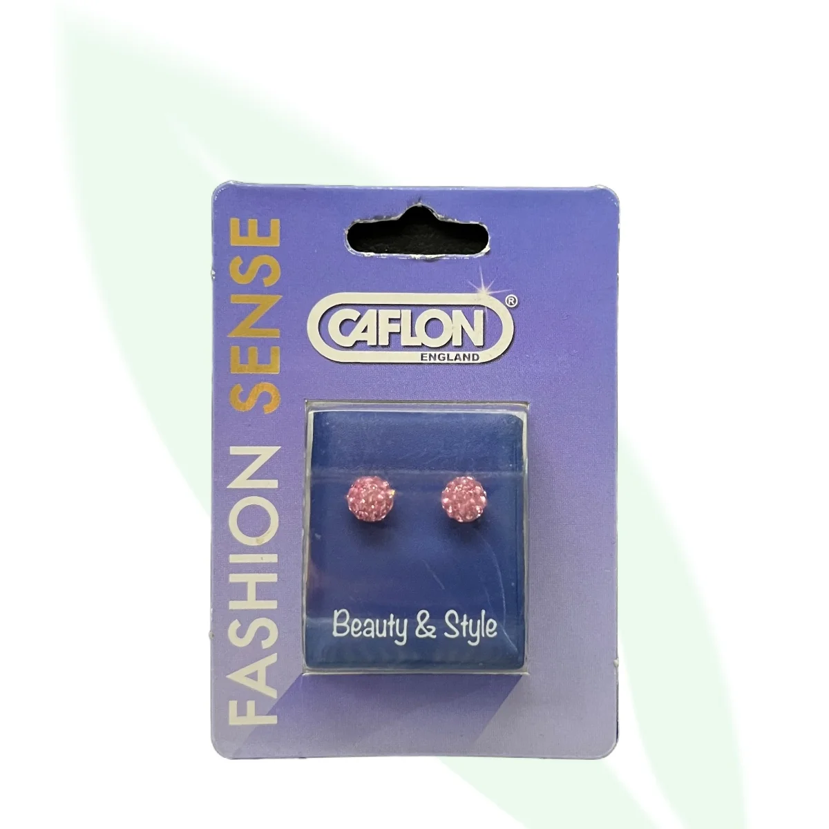 CAFLON Fashion Glitterball Studs 6mm Light Rose 24ct Gold Plated CAFLON Fashion Glitterball Studs 6mm Light Rose 24ct Gold Plated