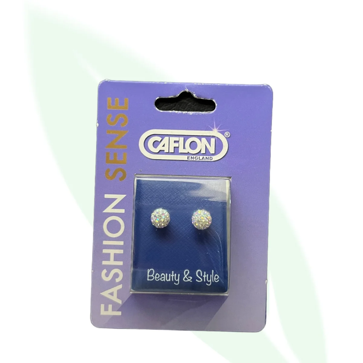 CAFLON Fashion Glitterball Studs 6mm Rock Crystal 24ct Gold Plated CAFLON Fashion Glitterball Studs 6mm Rock Crystal 24ct Gold Plated
