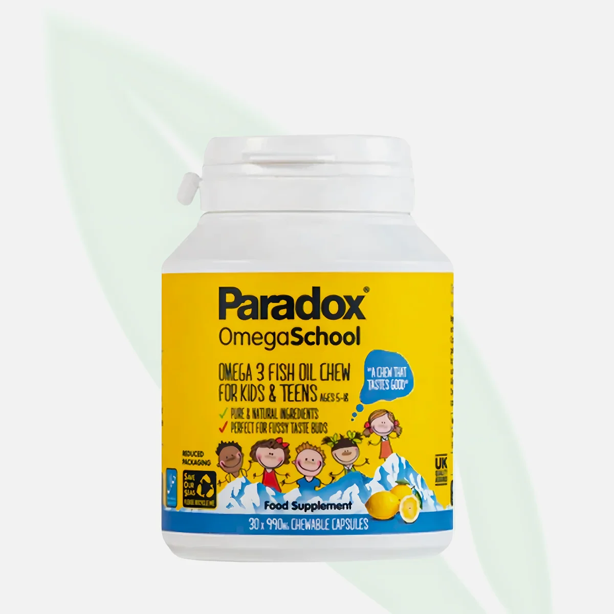 PARADOX Omega School 990mg 30 Chewable Capsules