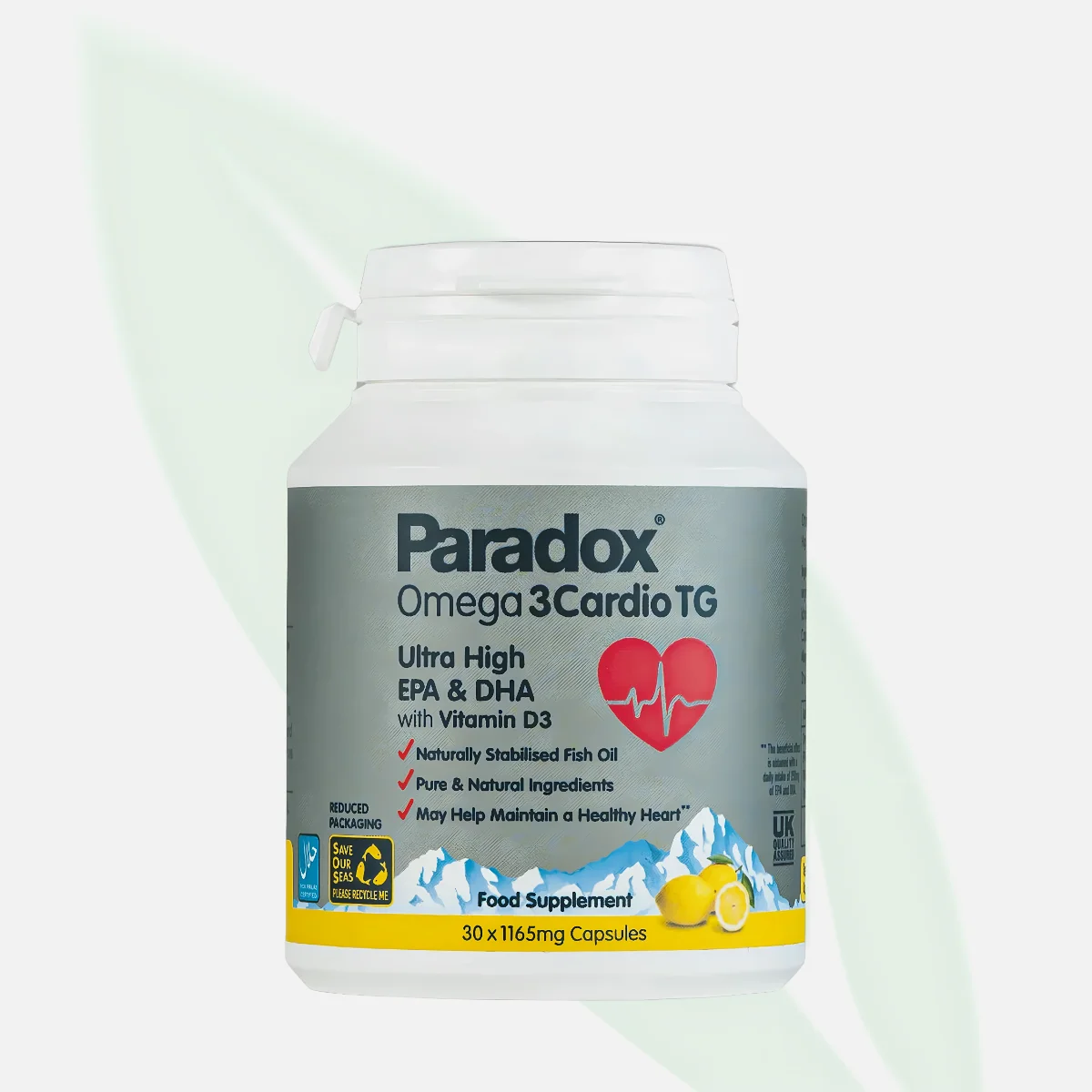 PARADOX Omega 3 Cardio 1165mg 30 Capsules
