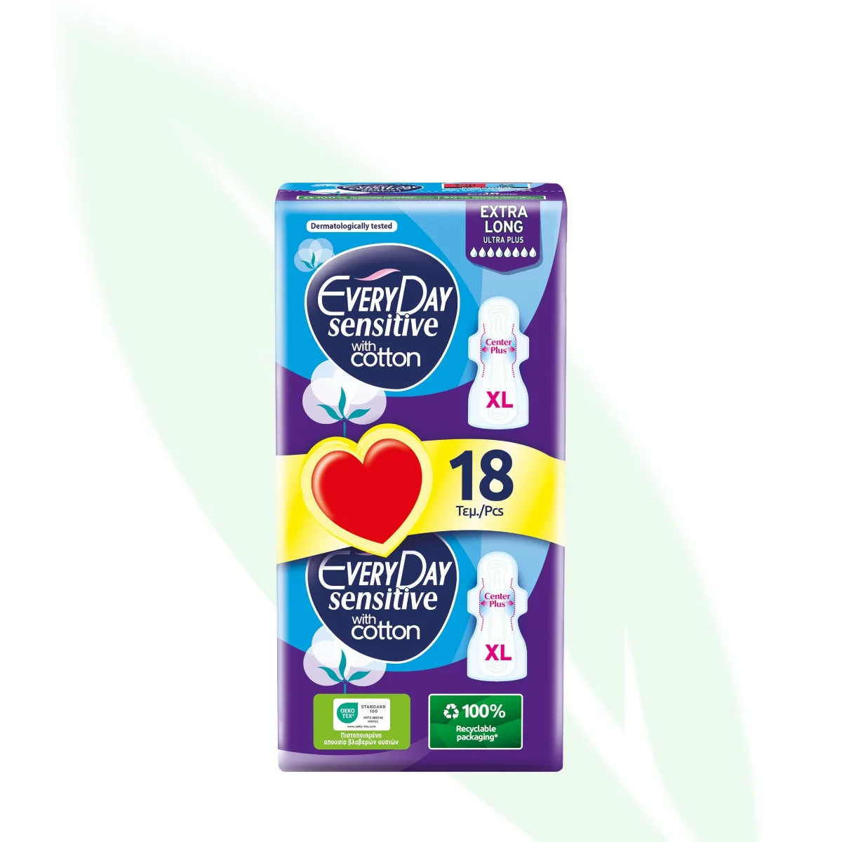 EVERYDAY Sensitive With Cotton XL 18 Pcs EVERYDAY Sensitive With Cotton XL 18 Pcs