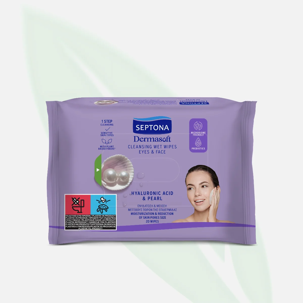 SEPTONA Cleansing Wipes Hyaluronic Acid & Pearl 20 Wipes SEPTONA Cleansing Wipes Hyaluronic Acid & Pearl 20 Wipes