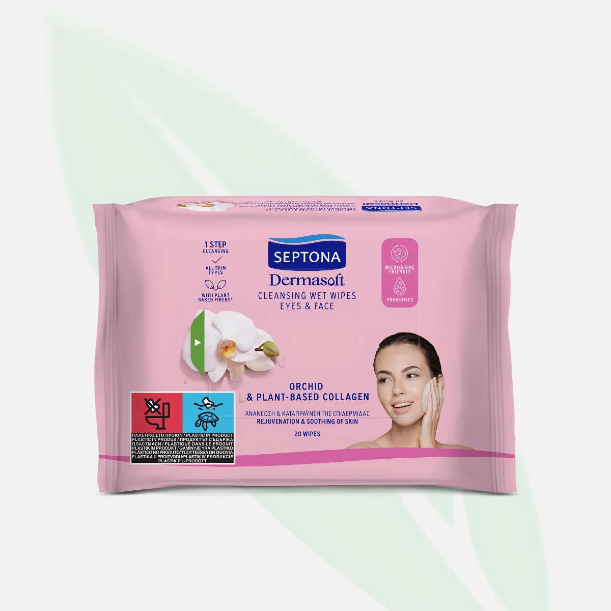 SEPTONA Cleansing Wipes Orchid & Plant-Based Collagen 20 Wipes SEPTONA Cleansing Wipes Orchid & Plant-Based Collagen 20 Wipes
