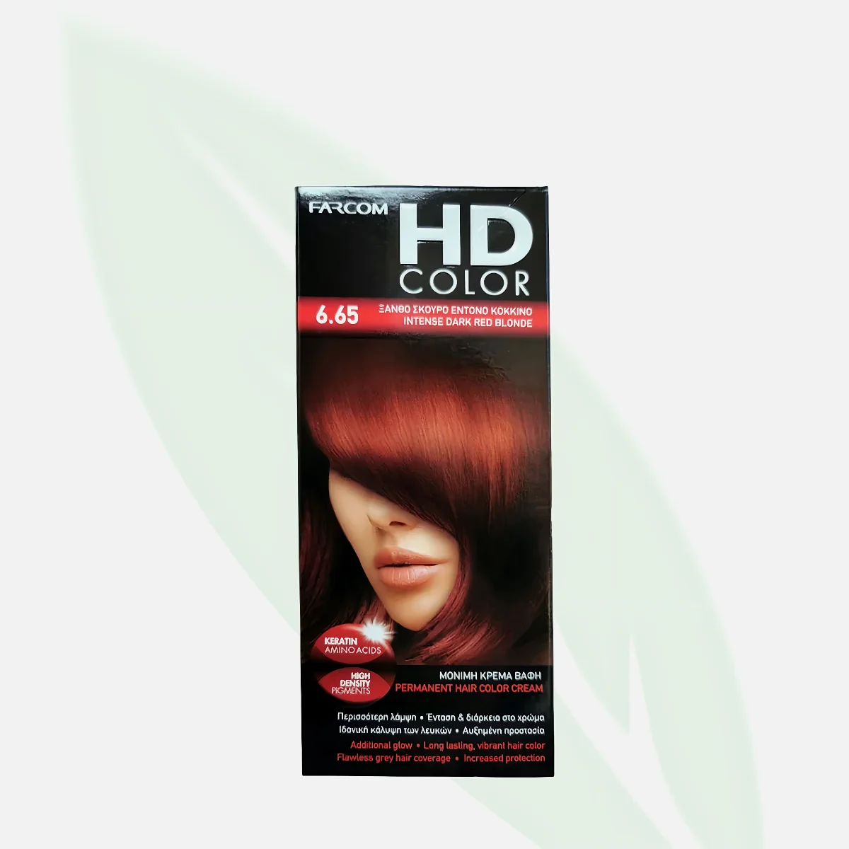 FARCOM HD Color 6.65 Intense Dark Red Blonde 60ml
