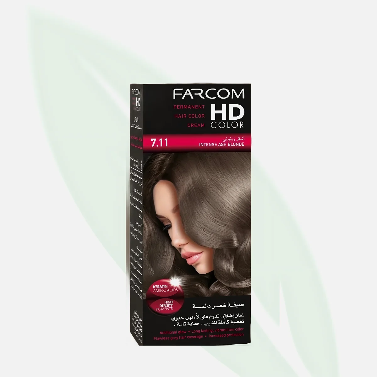 FARCOM HD Color Permanent Hair Color 12.17 Extra Light Ash-Beige Blonde FARCOM HD Color Permanent Hair Color 12.17 Extra Light Ash-Beige Blonde