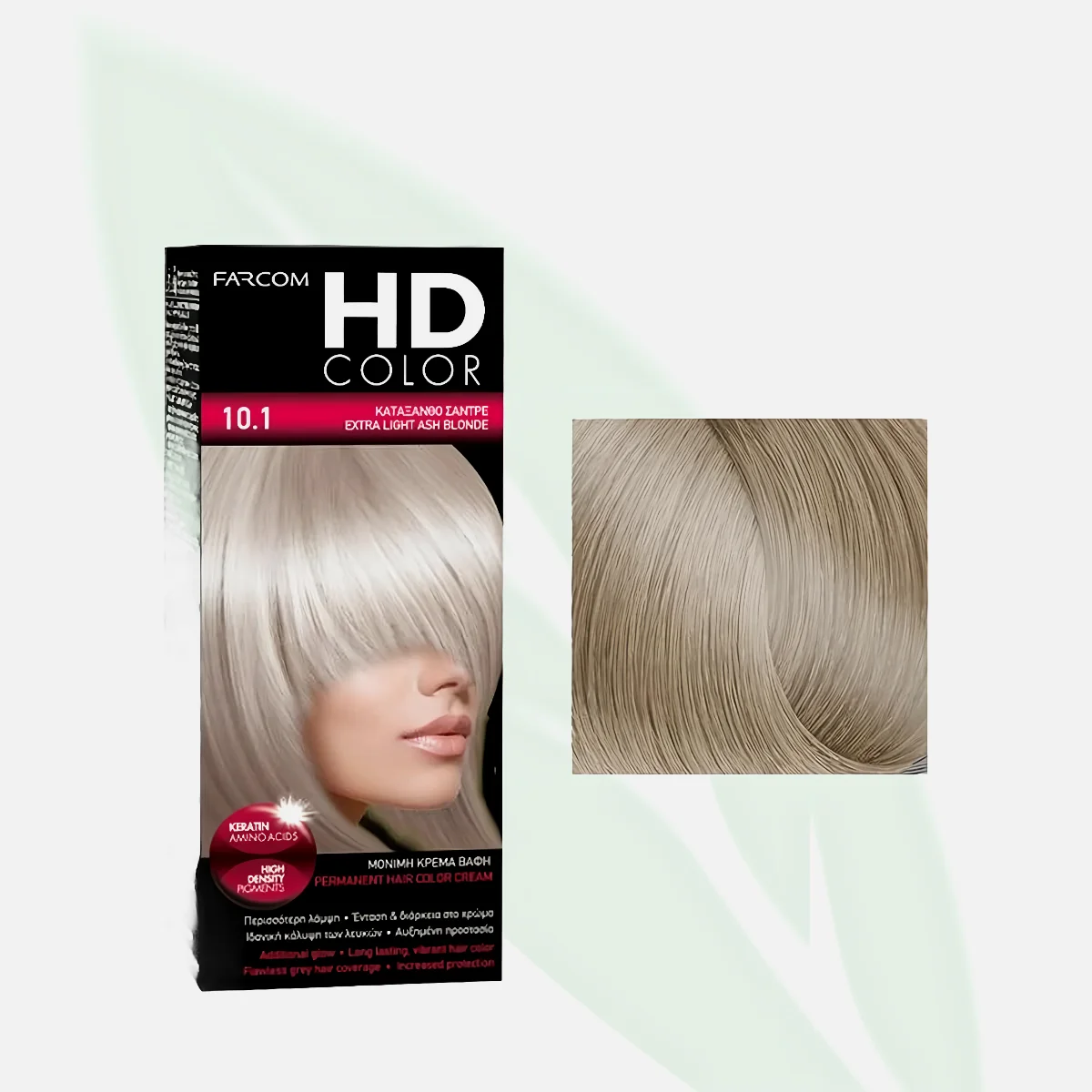 FARCOM HD Color Permanent Hair Color 10.1 Extra Light Ash Blonde 60ml FARCOM HD Color Permanent Hair Color 10.1 Extra Light Ash Blonde 60ml