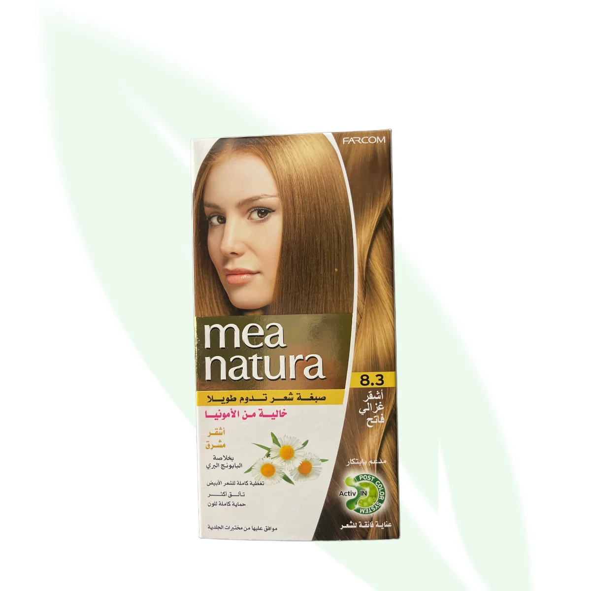 MEA NATURA Ammonia-Free Permanent Hair Color 8.3 Light Golden Blonde