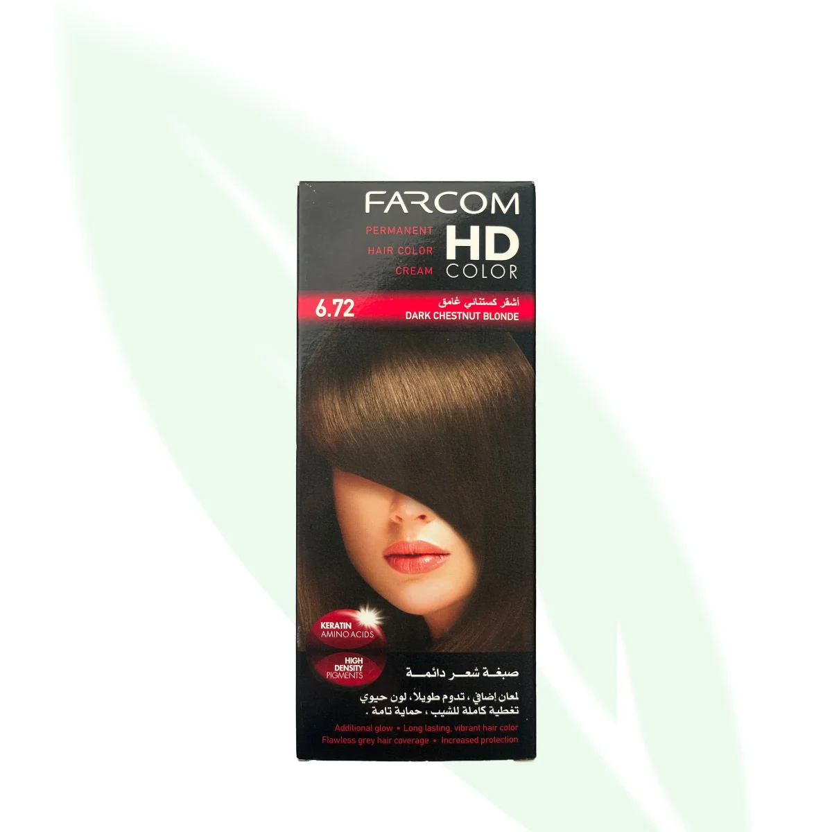 FARCOM HD Color Permanent Hair Color 6.72 Dark Blonde Beige Iridescent FARCOM HD Color Permanent Hair Color 6.72 Dark Blonde Beige Iridescent