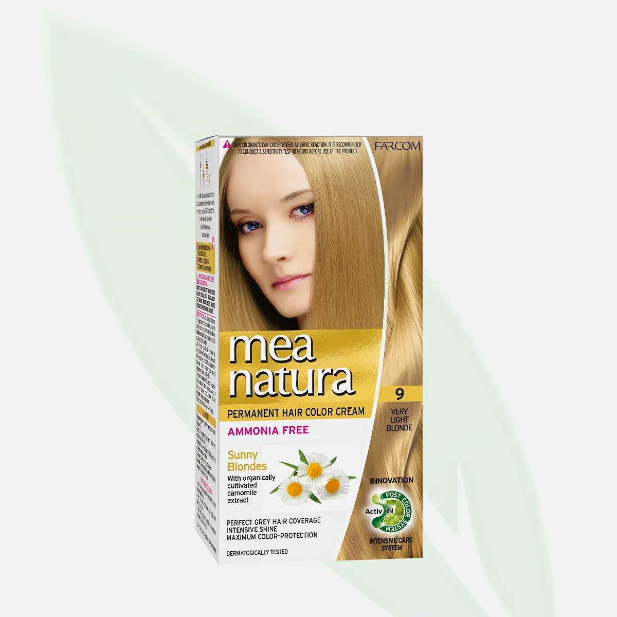 MEA NATURA Ammonia Free Hair Color 9 Very Light Blonde