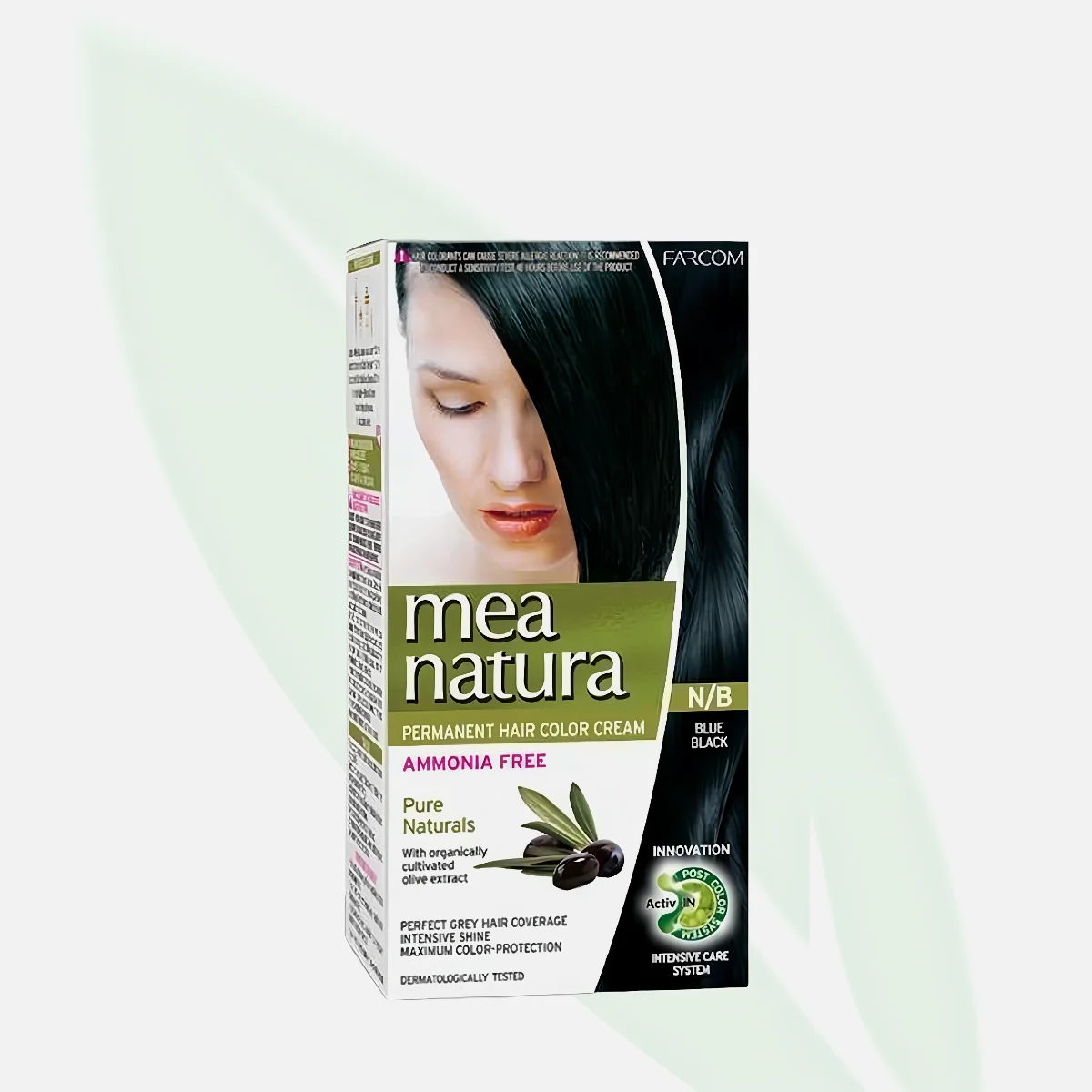 MEA NATURA Ammonia Free Hair Color N/B Blue Black