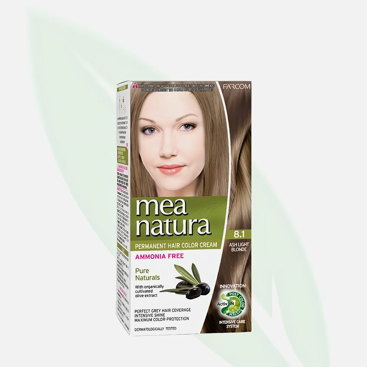 MEA NATURA Ammonia Free Hair Color 8.1 Light Ashy Blonde 60ml