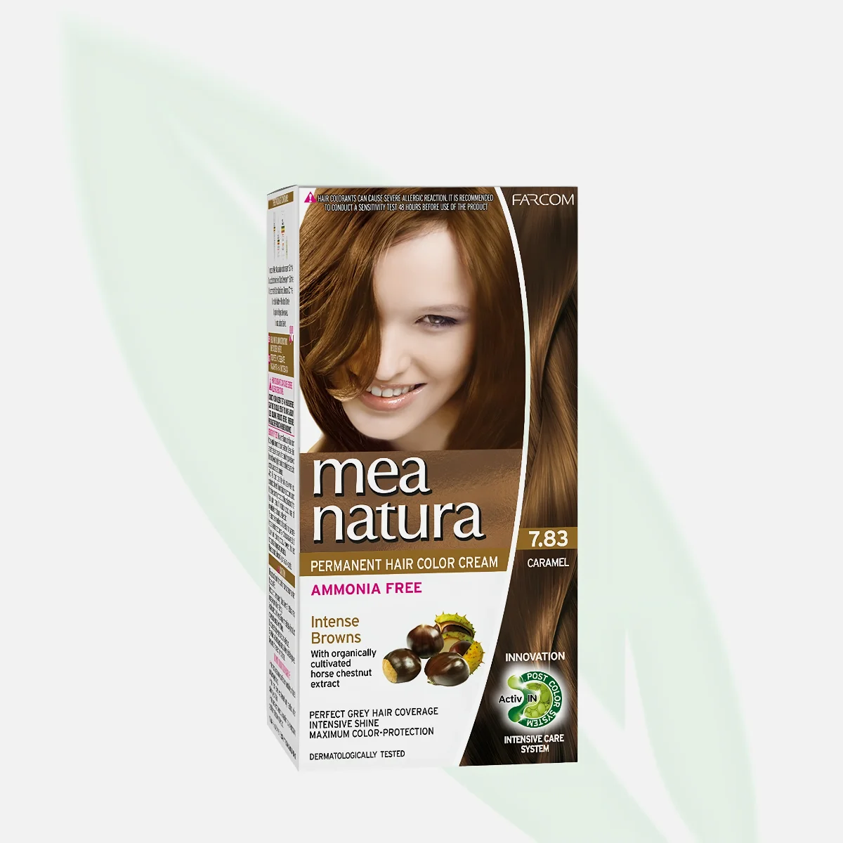 MEA NATURA Ammonia Free Permanent Hair Color 7.83 Caramel