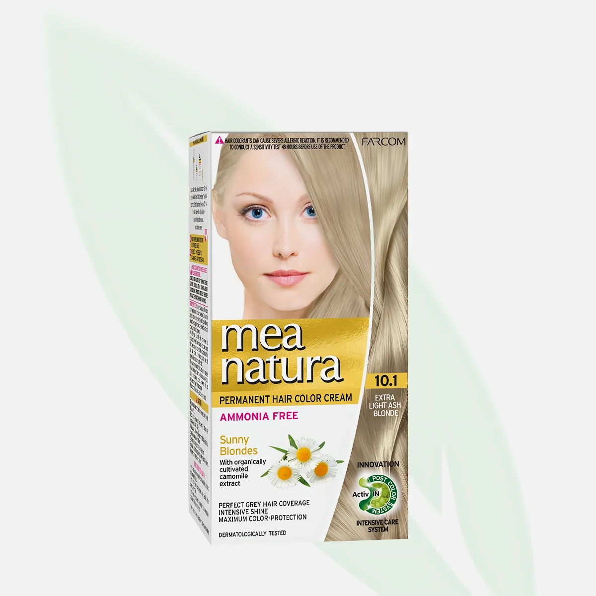 MEA NATURA Ammonia Free Permanent Hair Color 10.1 Extra Light Ash Blonde
