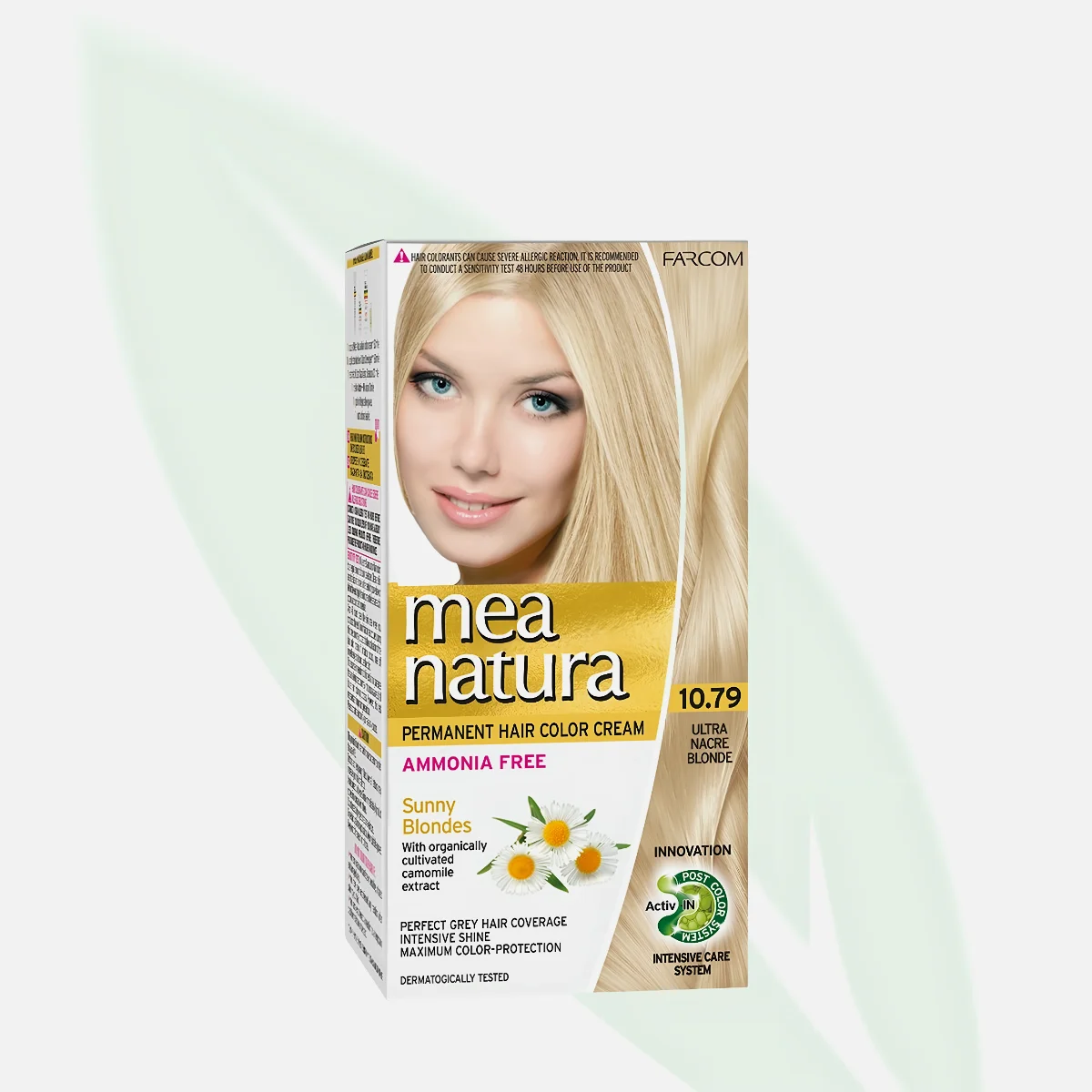 MEA NATURA Ammonia Free Permanent Hair Color 10.79 Very Light Iridescent Blonde