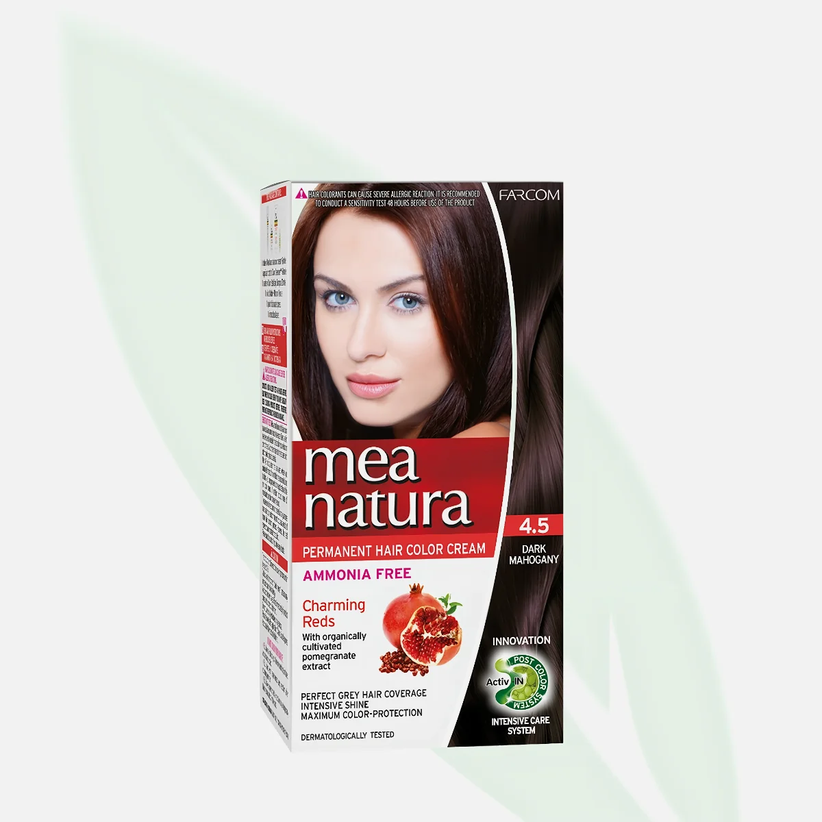 MEA NATURA Ammonia Free Permanent Hair Color 4.5 Dark Mahogany