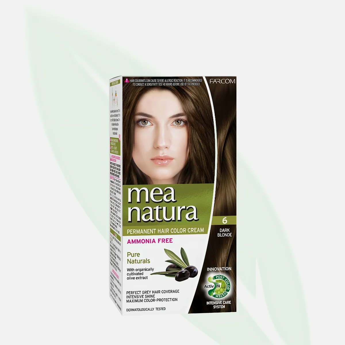 MEA NATURA Ammonia Free Permanent Hair Color 6 Dark Blonde 60ml