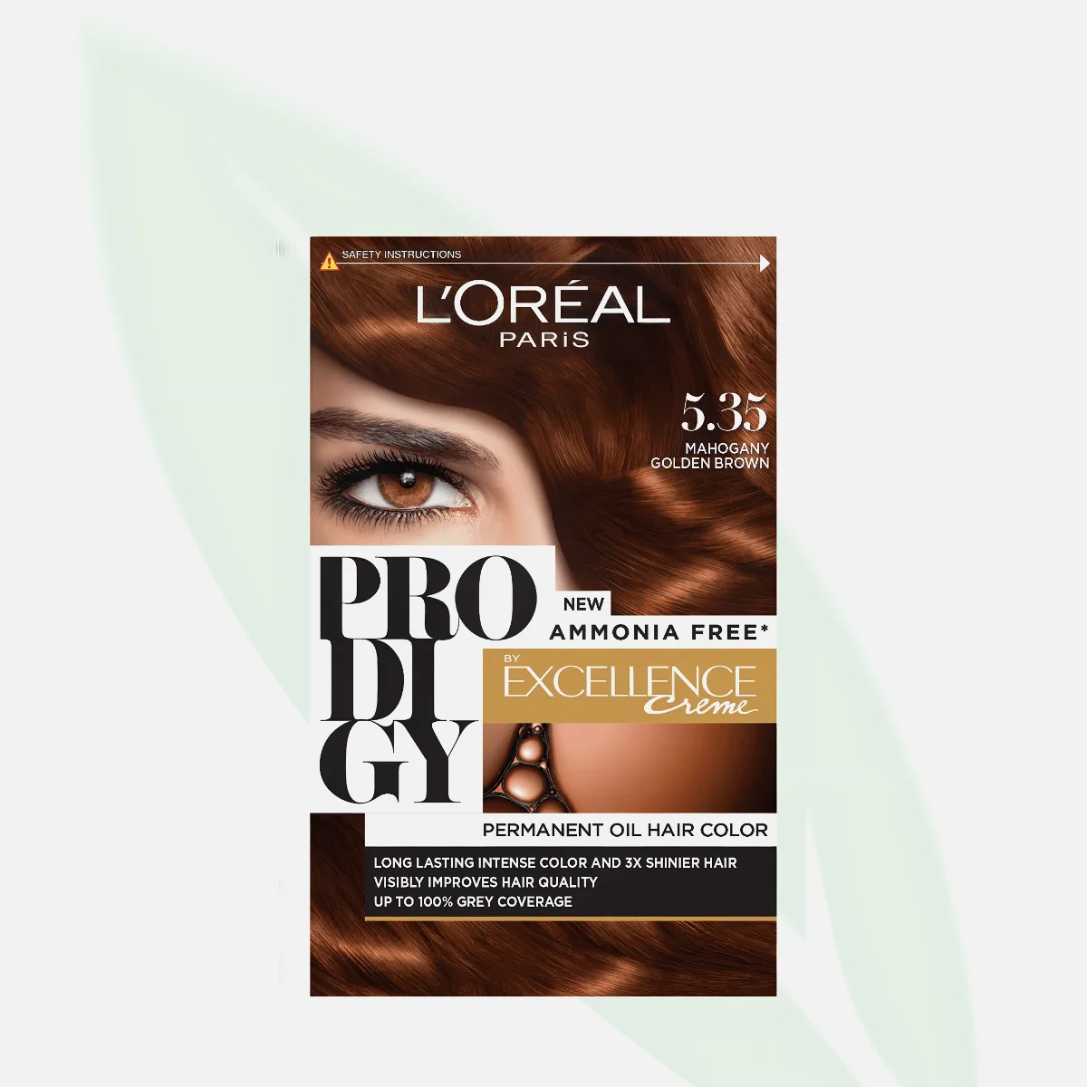 L'OREAL Prodigy 5.35 Light Amber Brown Hair Color