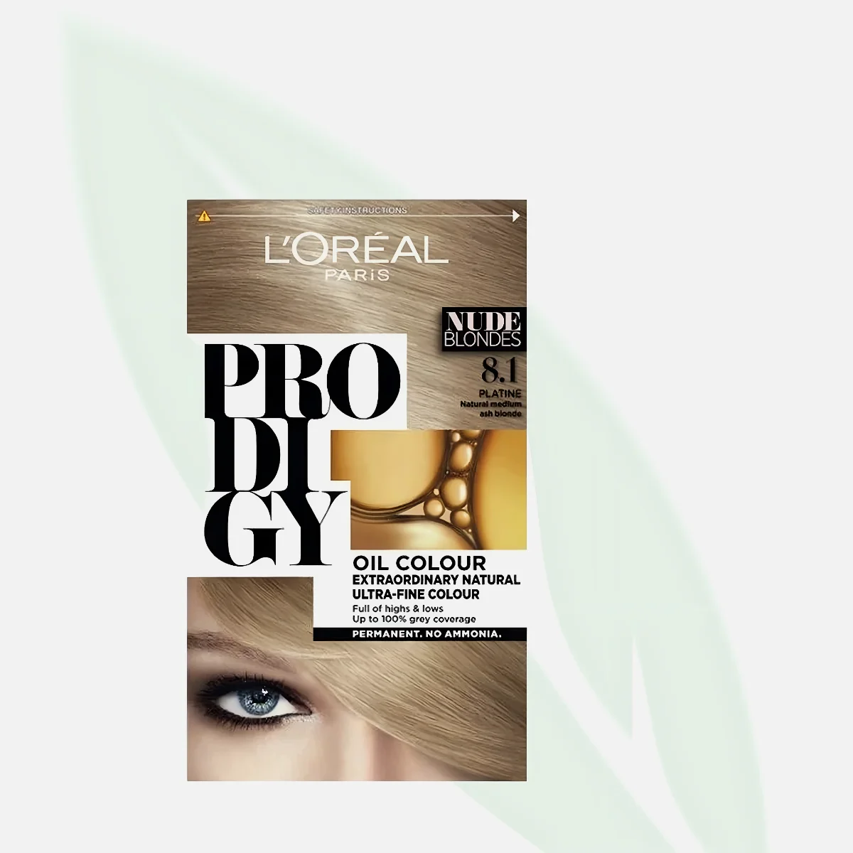 L'OREAL Prodigy 8.1 Light Ash Blonde Hair Color