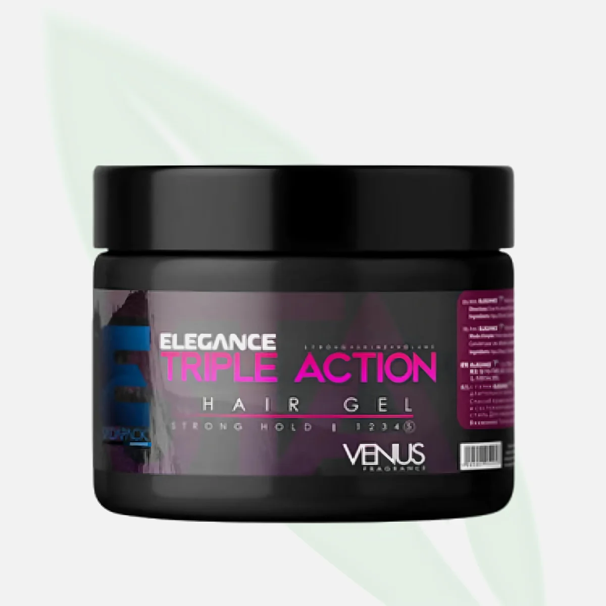 ELEGANCE Hair Gel Triple Action Purple 500ml ELEGANCE Hair Gel Triple Action Purple 500ml