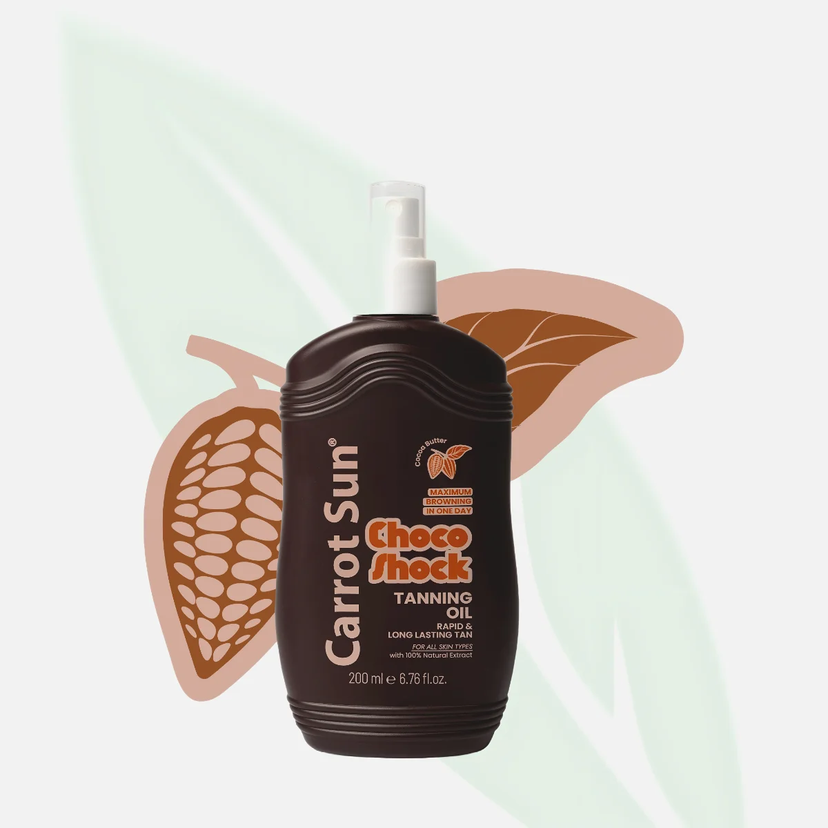 Carrot Sun Cocoa Butter Tanning Spray Oil 200ml